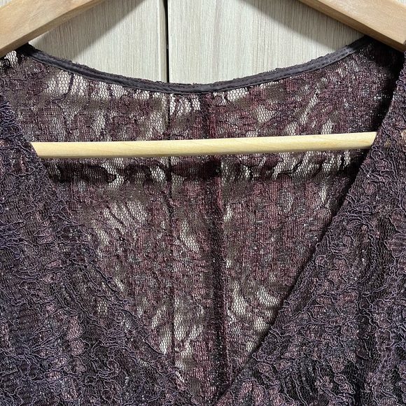 Bcbgmaxazria Dresses | Bcbg Maxazria Cocktail Dress : Brown/Silver - Picture 4 of 4